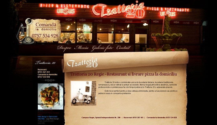 Site de prezentare, pizzerie - Trattoria 20 - layout.jpg